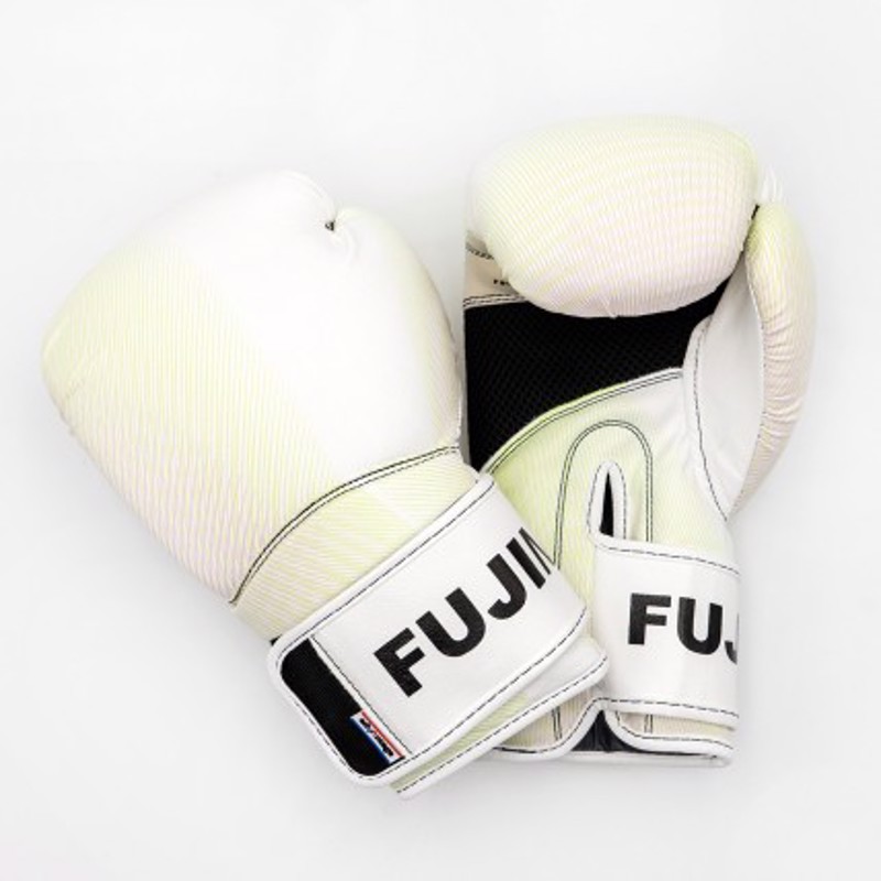 FUJIMAE Advantage 2 Primeskin Boxing Gloves-white/green